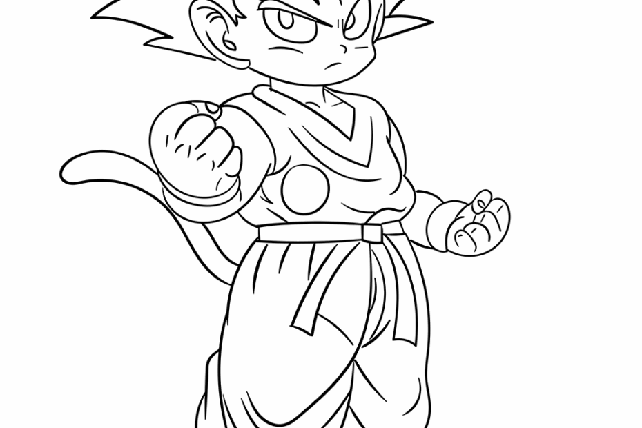Goku Coloring Pages FREE 2024 Coloring And Learn