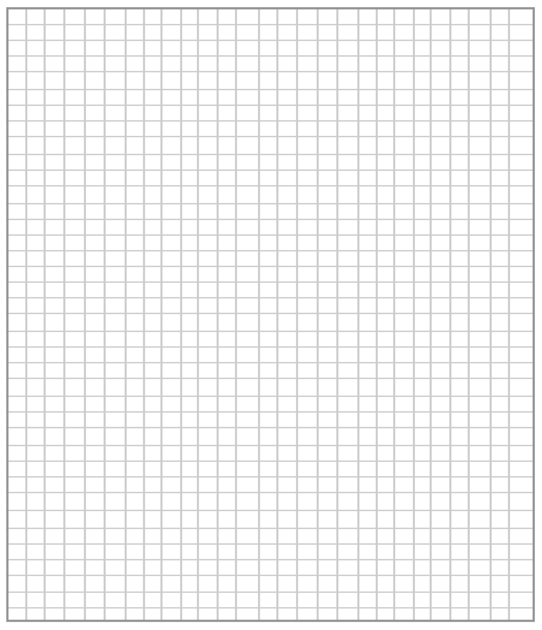 Grid Paper Printable Template In PDF Free 