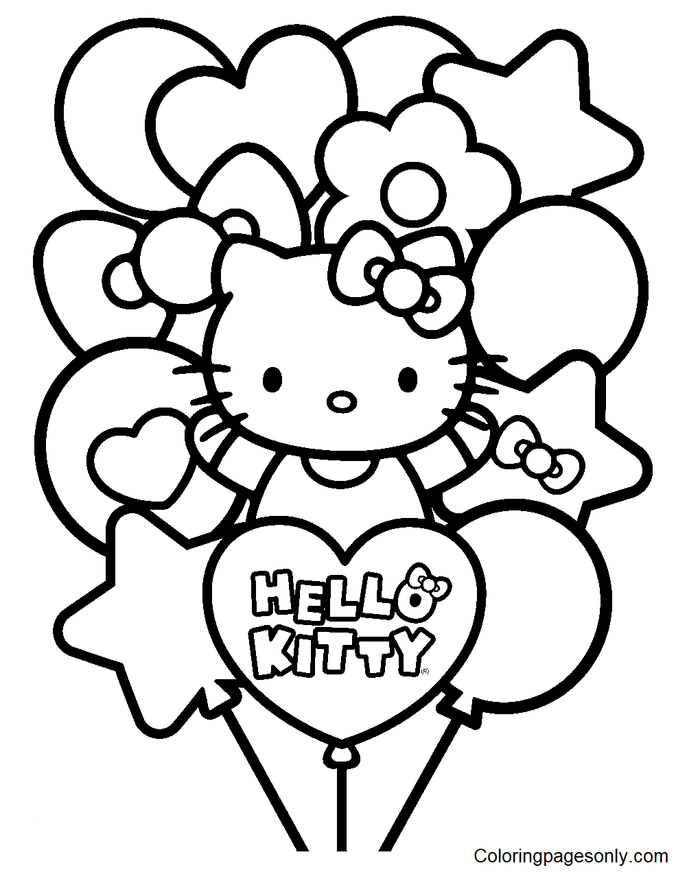 Hello Kitty Cute 5 Coloring Pages Hello Kitty Coloring Pages Porn Sex 