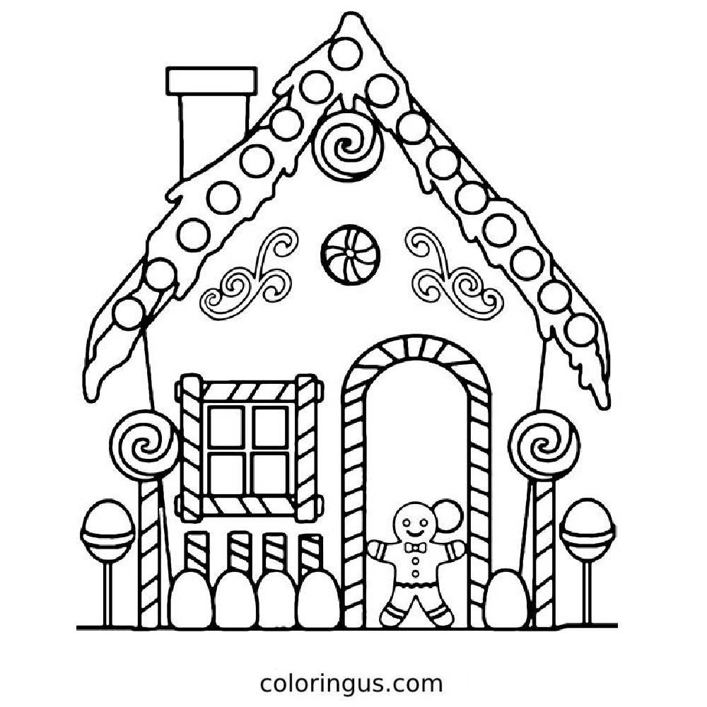 House Free Printable House Coloring Pages