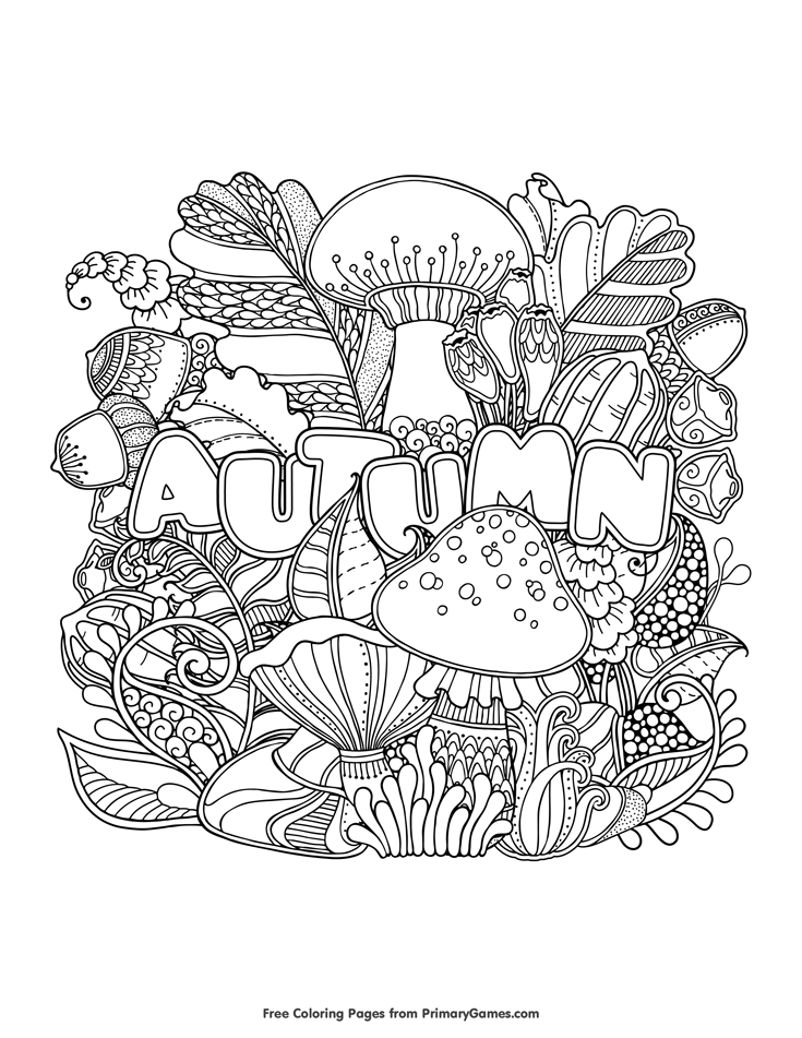 Impressive Autumn Coloring Sheets Oriental Trading Mothers Day Crafts