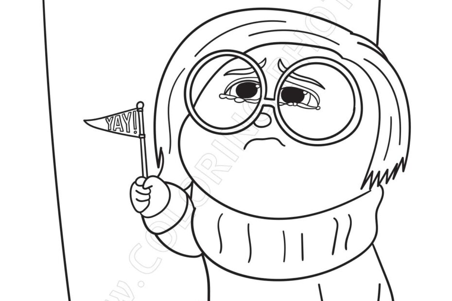 Inside Out 2 Coloring Pages Coloring Nation