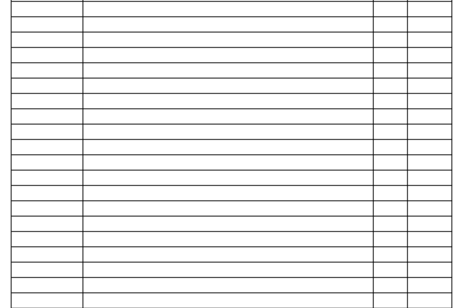 Inventory Log Sheet 10 Free PDF Printables Printablee Inventory