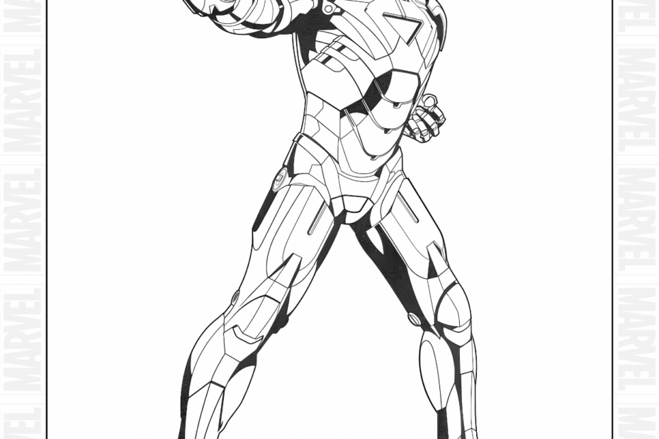Iron Man Coloring Sheet Printable Infoupdate