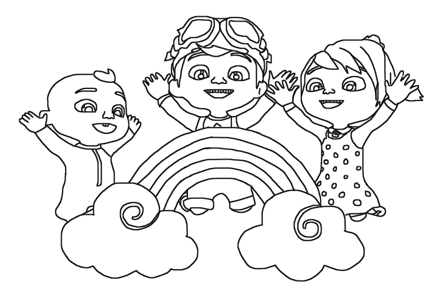 JJ Cocomelon Coloring Pages Free Printable Coloring Pages