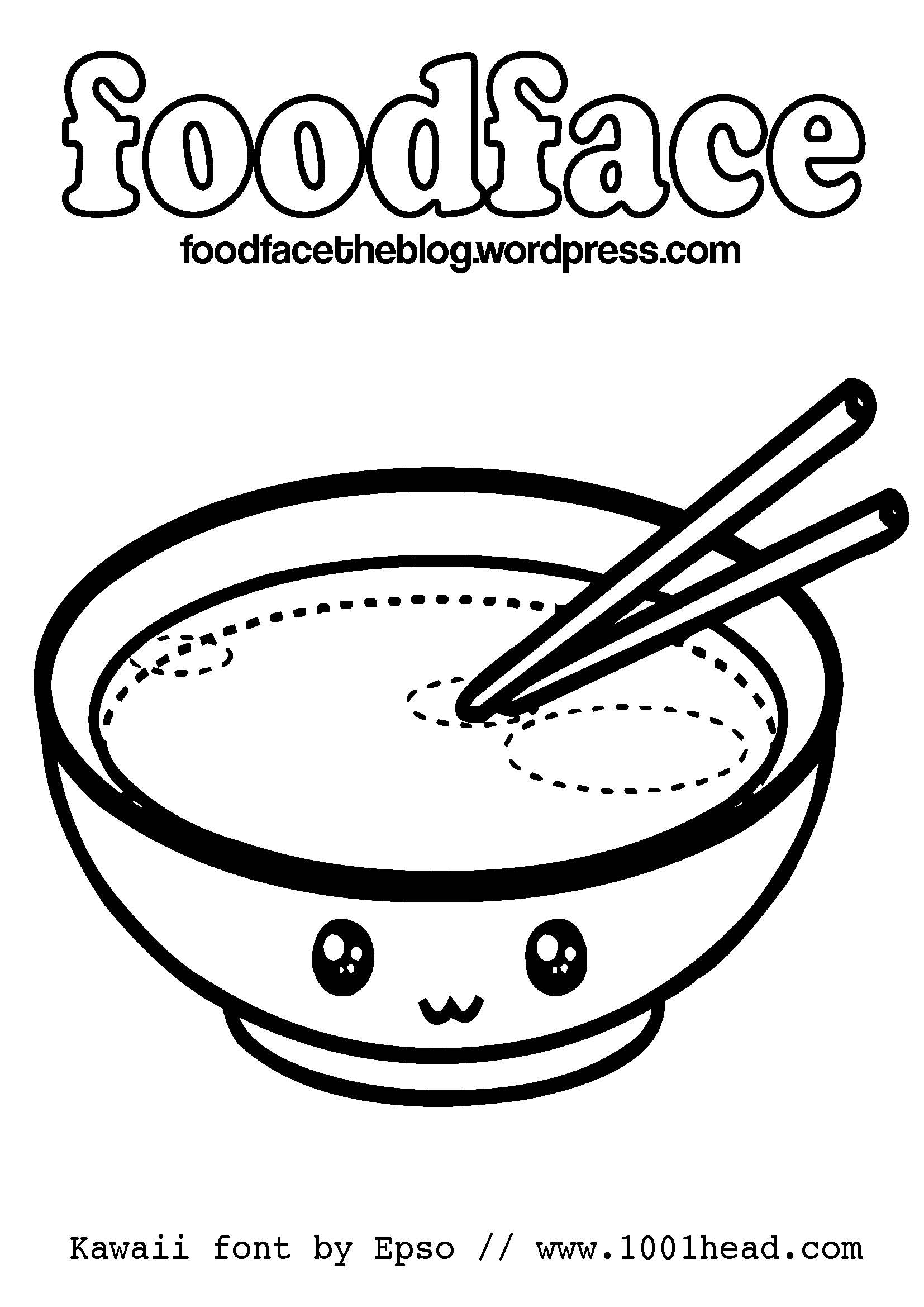 Kawaii Food Coloring Pages Coloring Home
