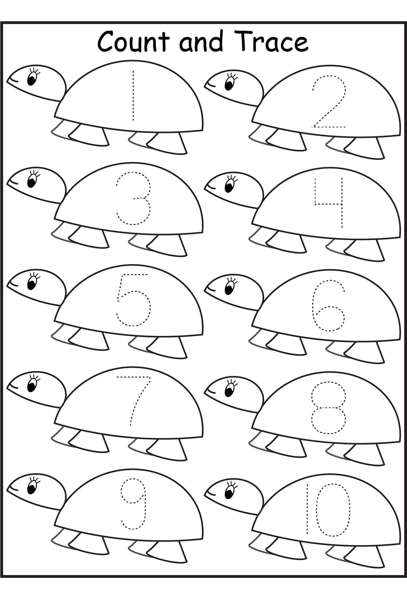 Kindergarten Printable Work Sheets