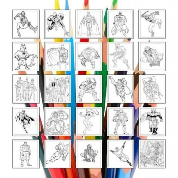 Large Collection Of Superhero Printable Coloring Sheets 101 Coloring 