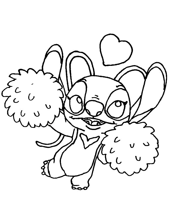 Lilo And Stitch Coloring Pages Free Printable PDF 