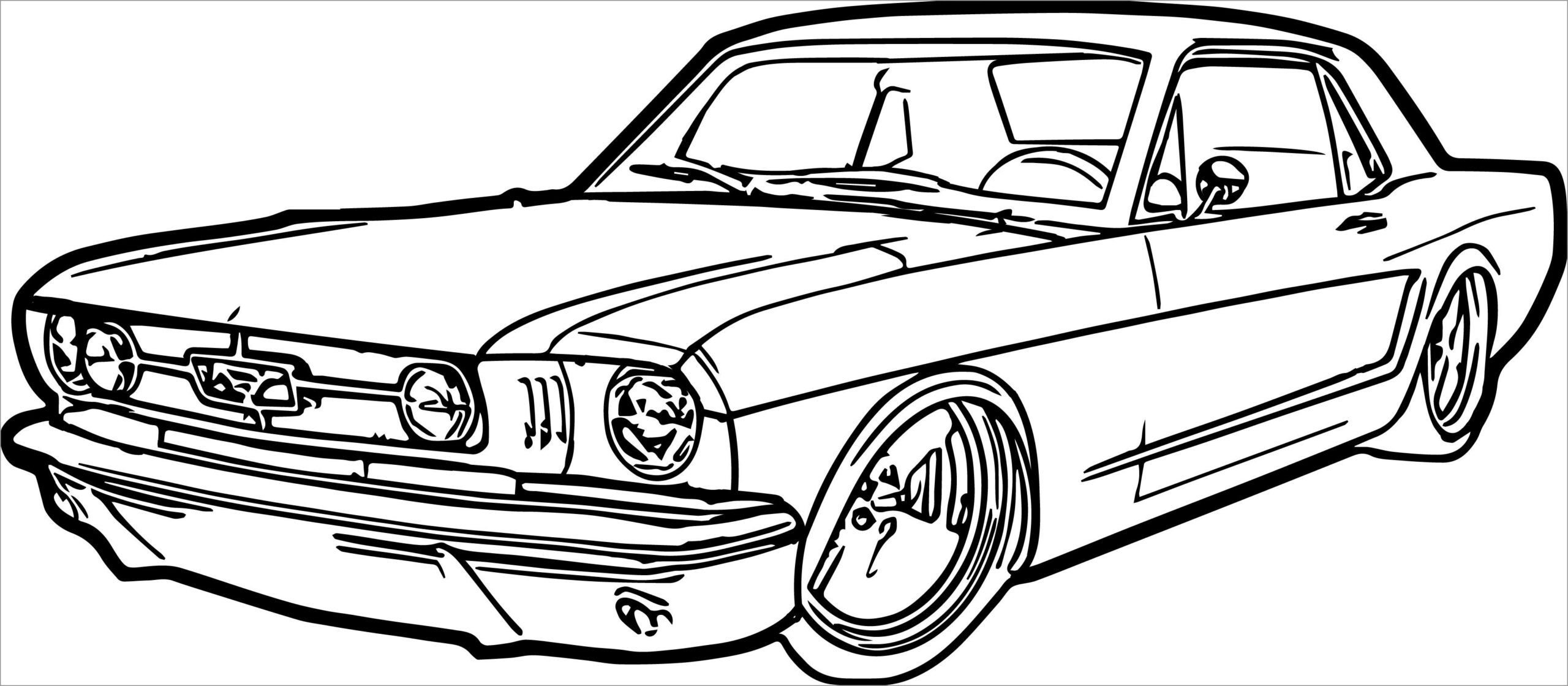 Luxury Antique Car Coloring Page ColoringBay