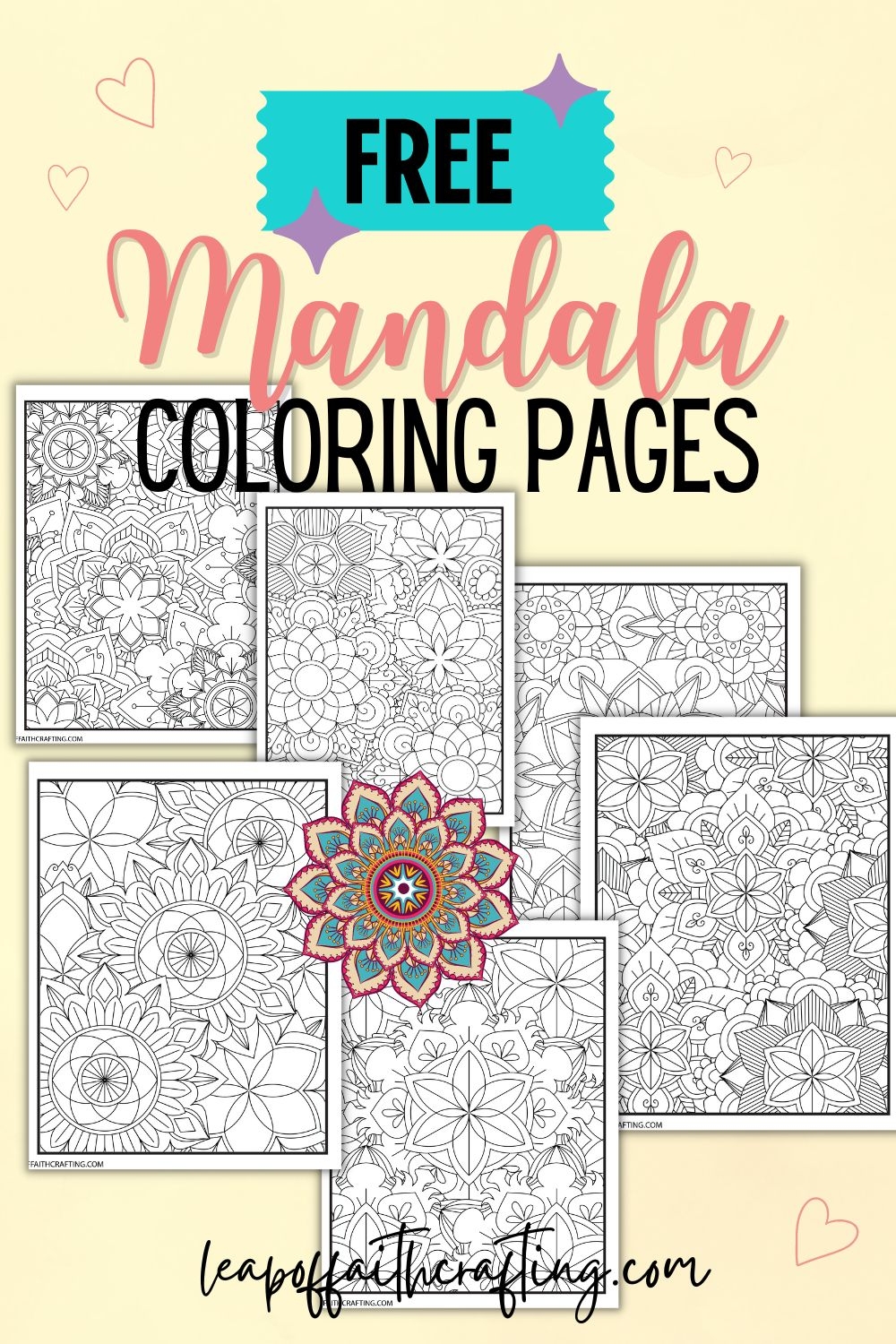 Mandala And Geometric Coloring Pages Teens Printable
