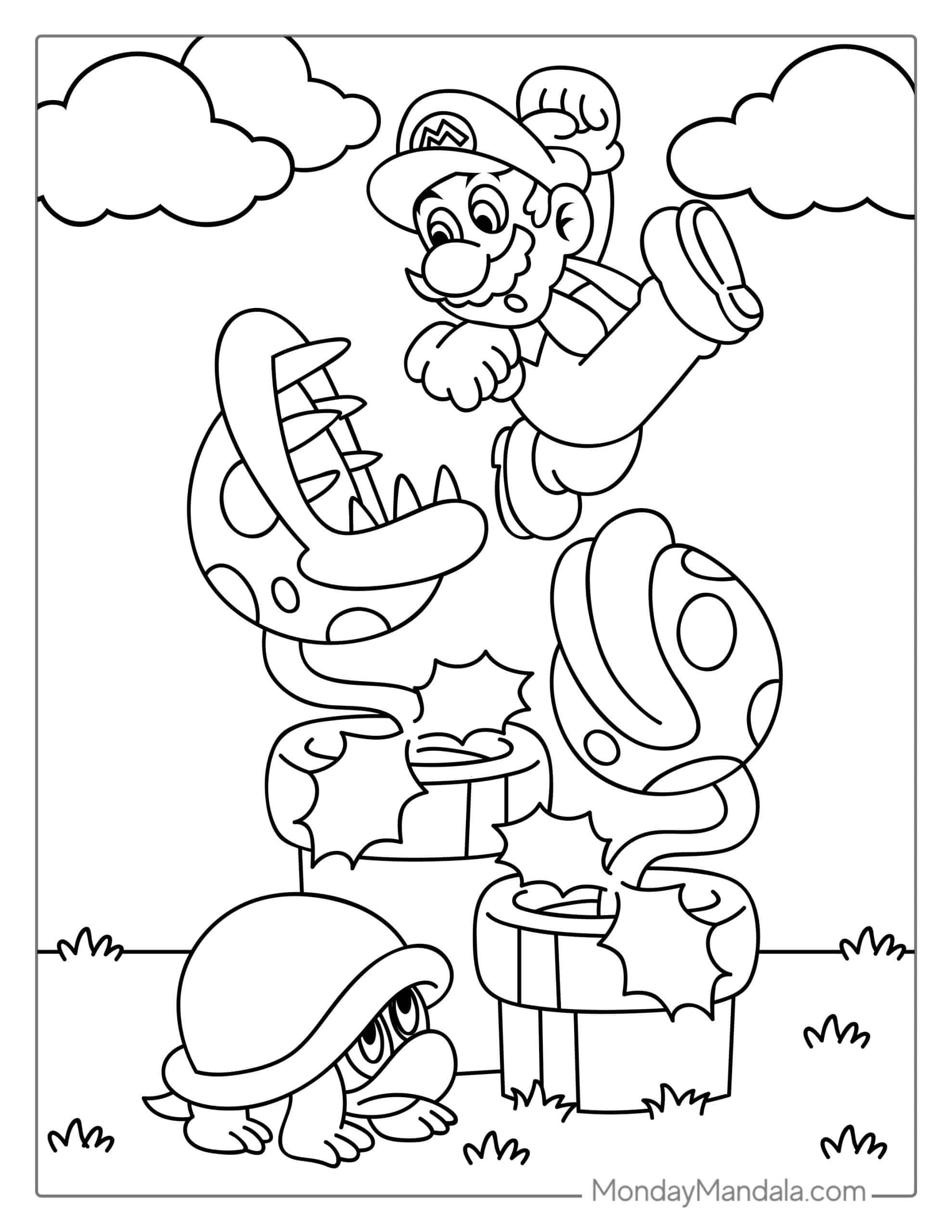 Mario Printables Coloring Pages Dev onallcylinders