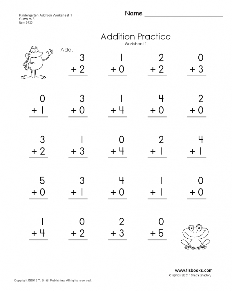 Math Addition Worksheet Kindergarten Math Worksheets Printable Math Addition Worksheet Kindergarten Math Worksheets Printable