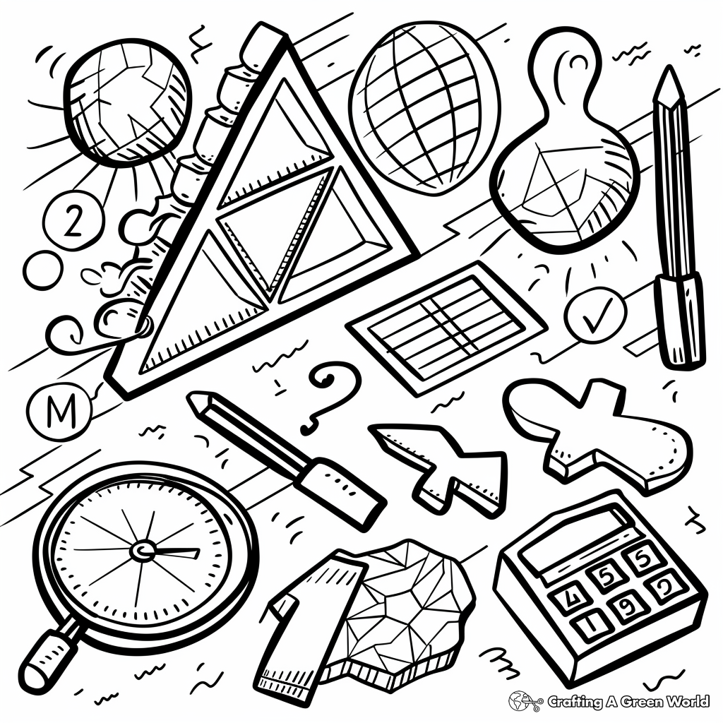 Math Coloring Pages Free Printable Worksheets Library
