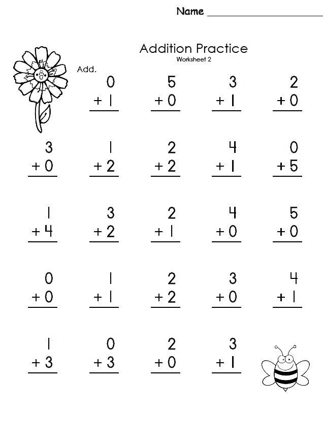 Math For 1St Graders Worksheets Printable Free