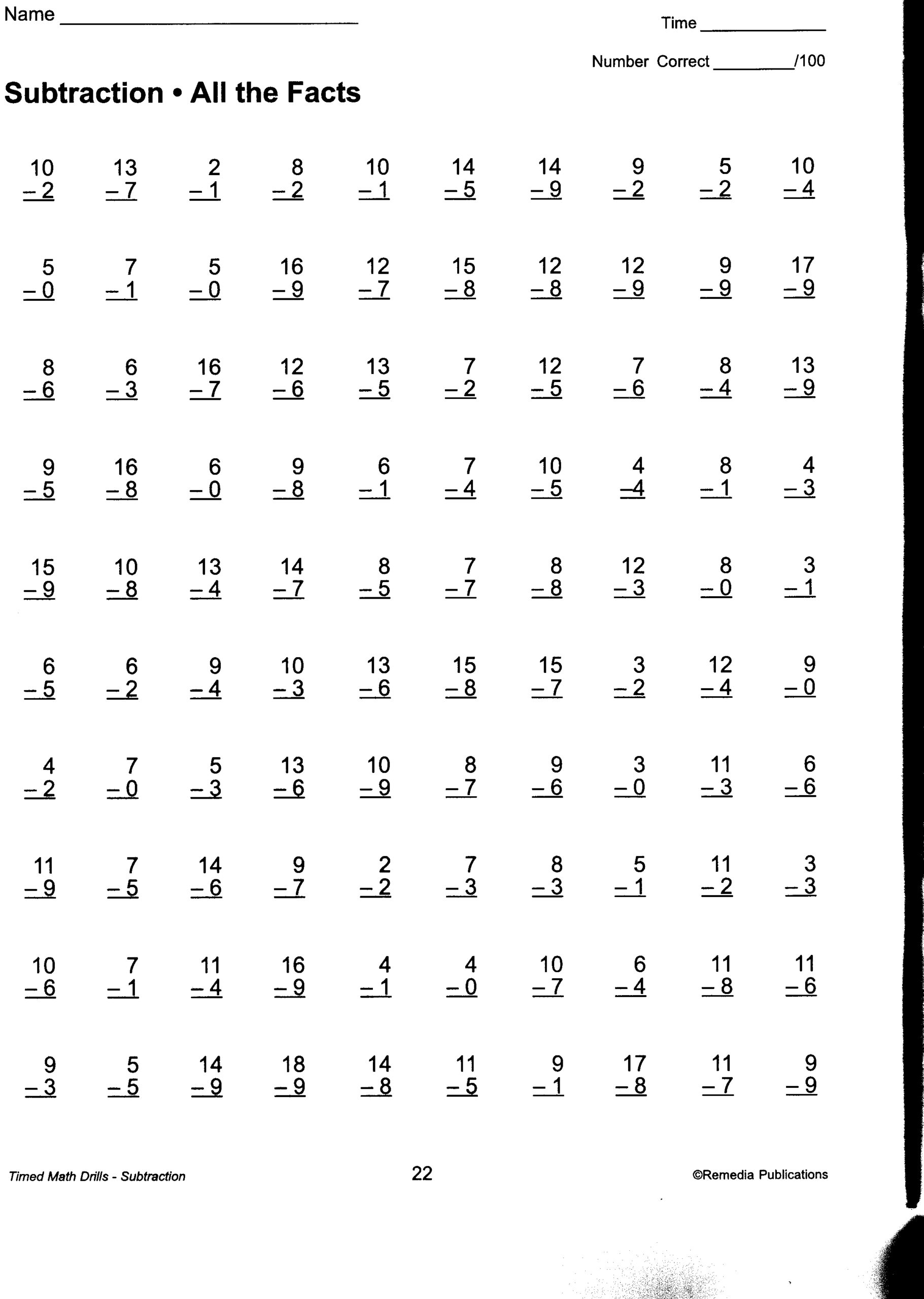 Math For Second Graders Printable Worksheets