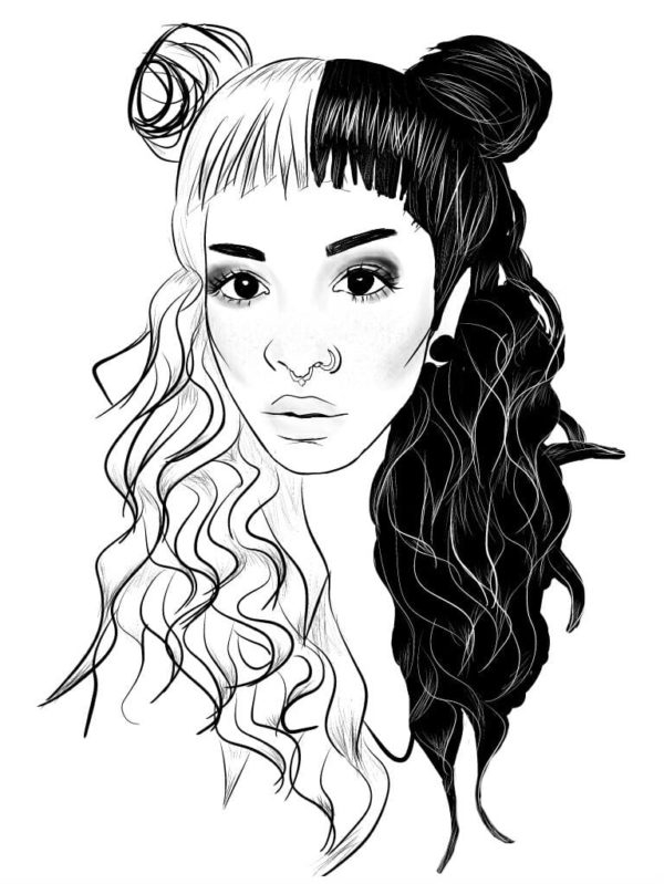 Melanie Martinez Tattoos Coloring Pages Coloring Pages