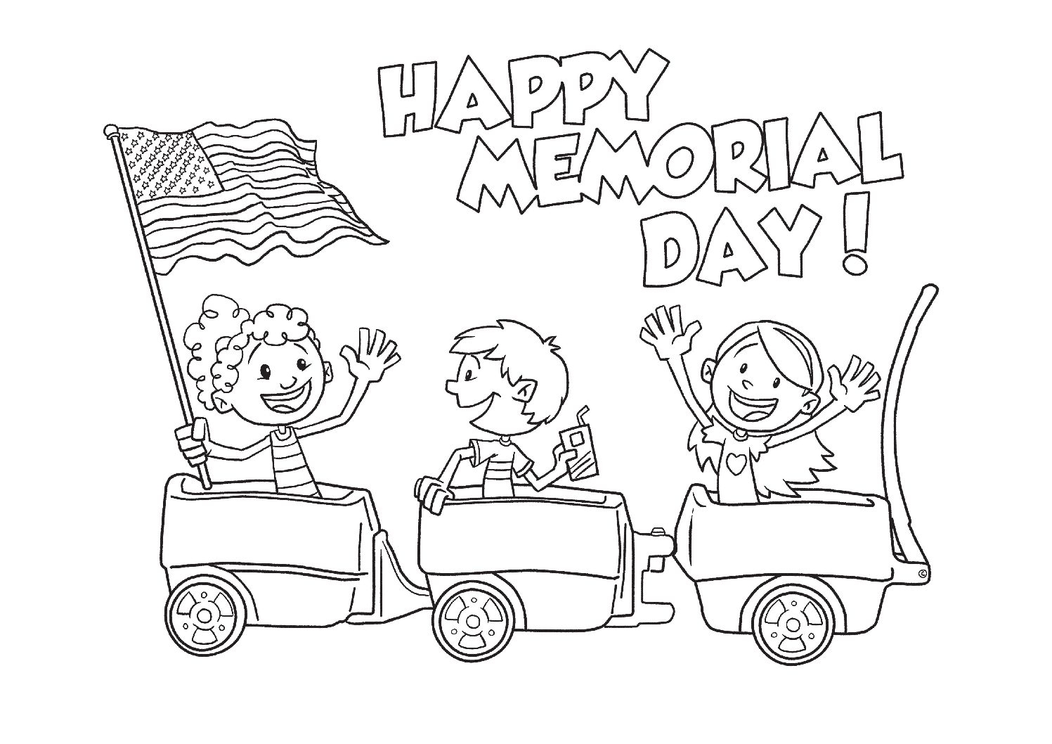 Memorial Day Coloring Sheets Printable