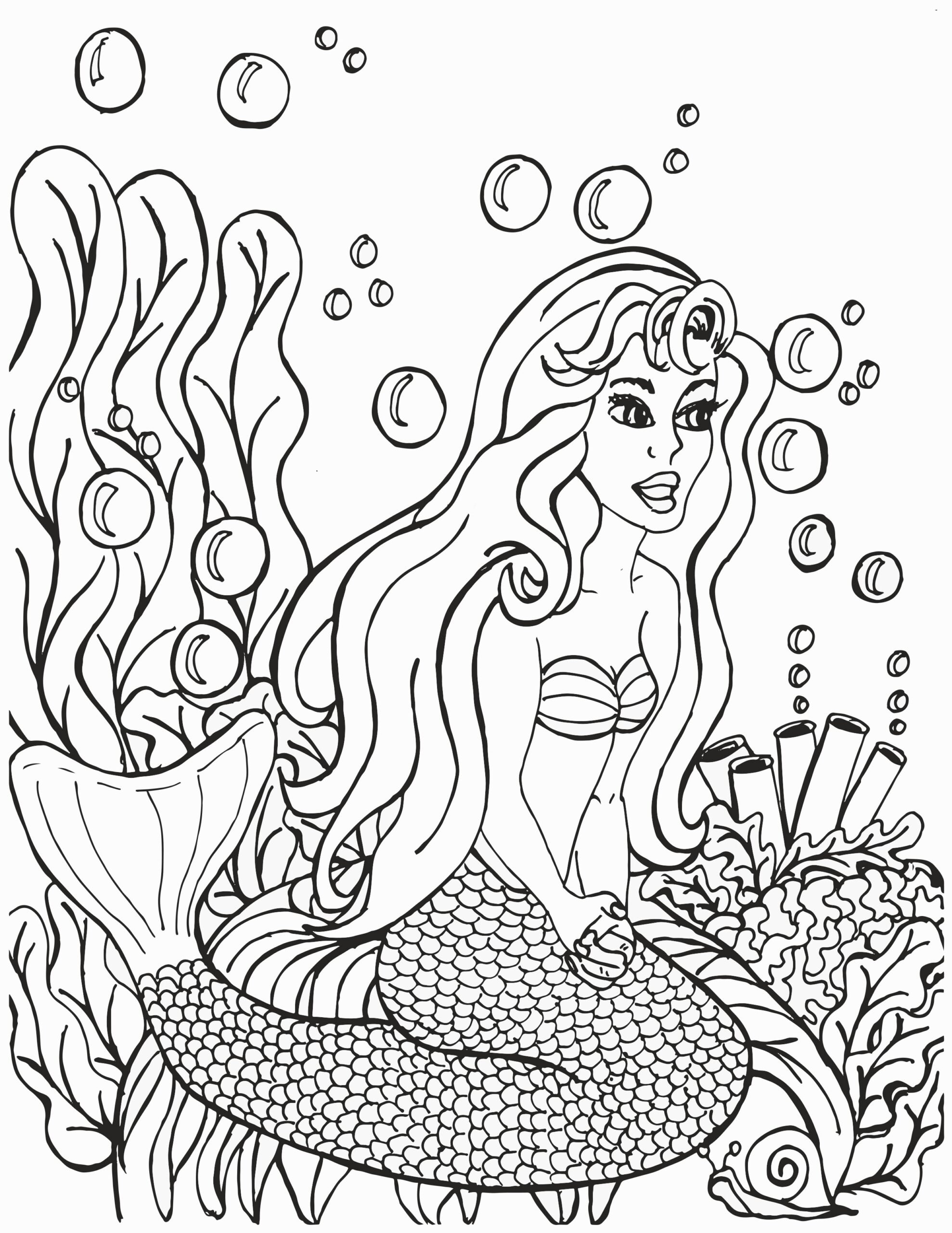 Mermaids Mermaid Coloring Pages