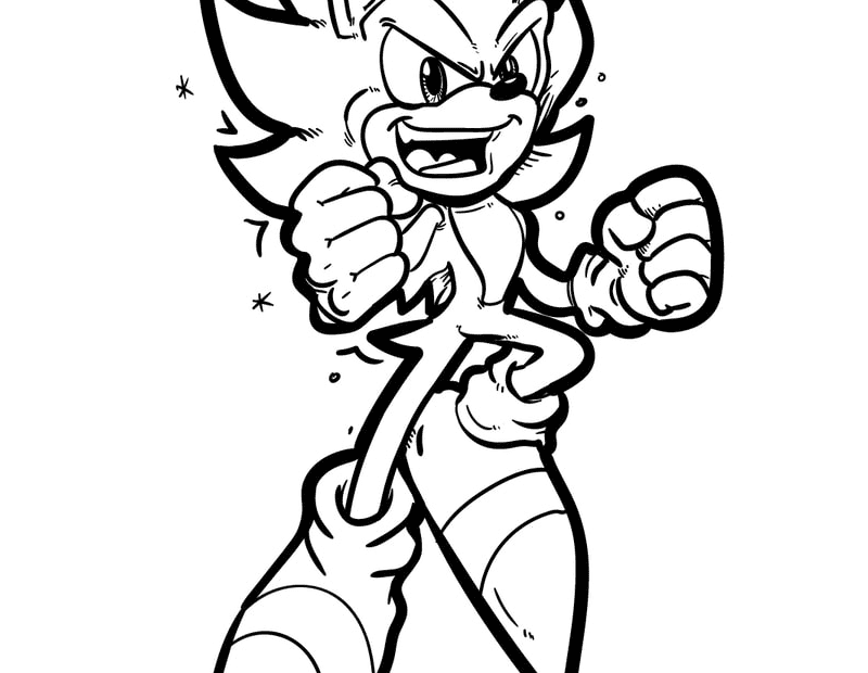 Metal Sonic Coloring Page Free Printable Coloring Pages