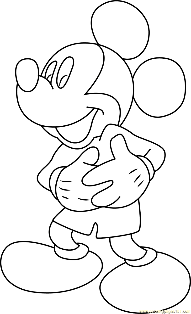 Mickey Mouse Coloring Sheets Printable