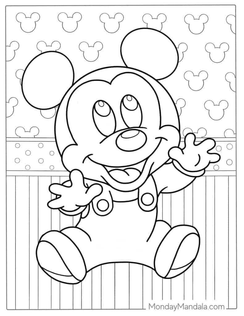 Mickey Mouse Disney Printable Coloring Pages Coloring Pages