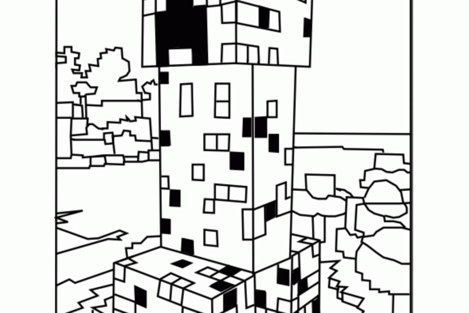 Minecraft Coloring Pages Coloring Home