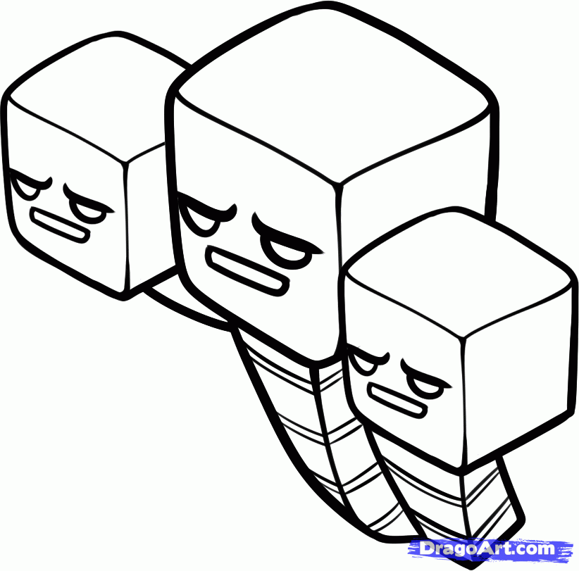 Minecraft Coloring Sheets Printable