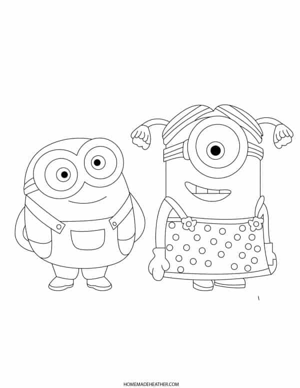 Minion Coloring Sheets Free Printable Free Coloring Sheet Printables 