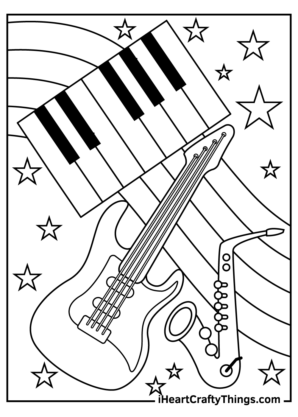 Music Coloring Pages Printable Coloring Pages