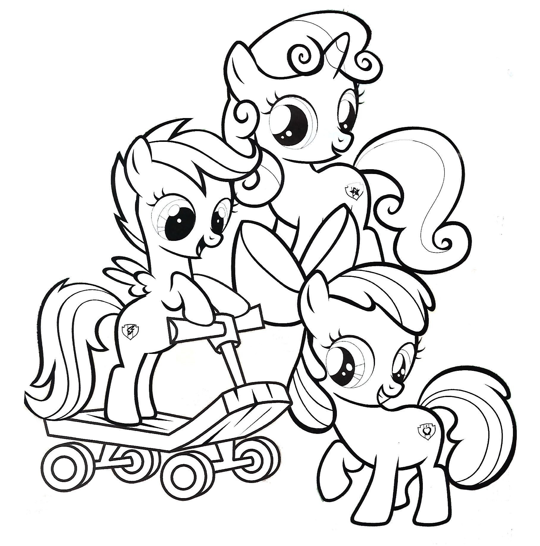My Little Pony Printable Coloring Sheets Printable Words Worksheets