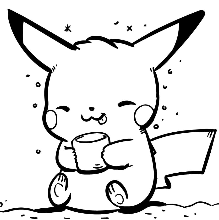Ninja Pikachu Coloring Page Free Printable Coloring Pages For Kids