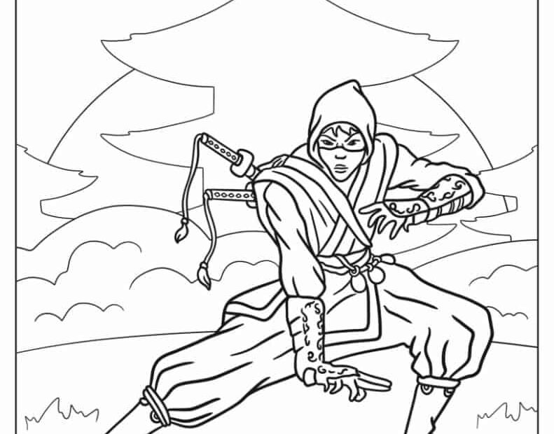 Ninja Printables Coloring Sheets FREE Printables