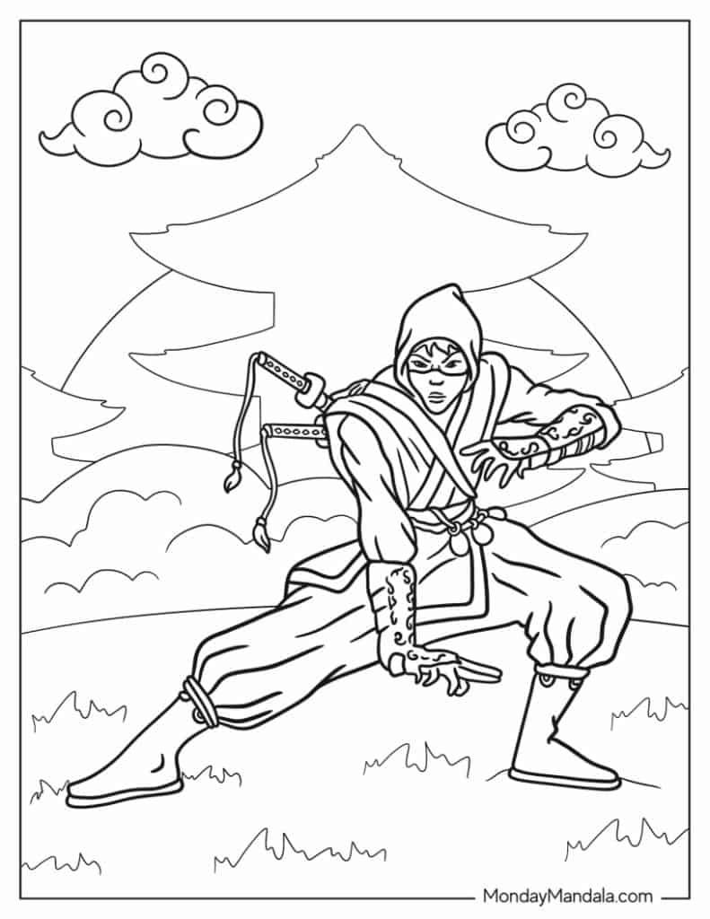 Ninja Printables Coloring Sheets FREE Printables