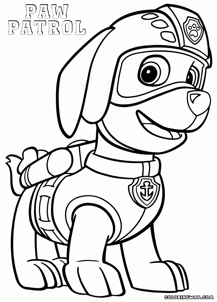 Paw Patrol Coloring Page Coloring Home