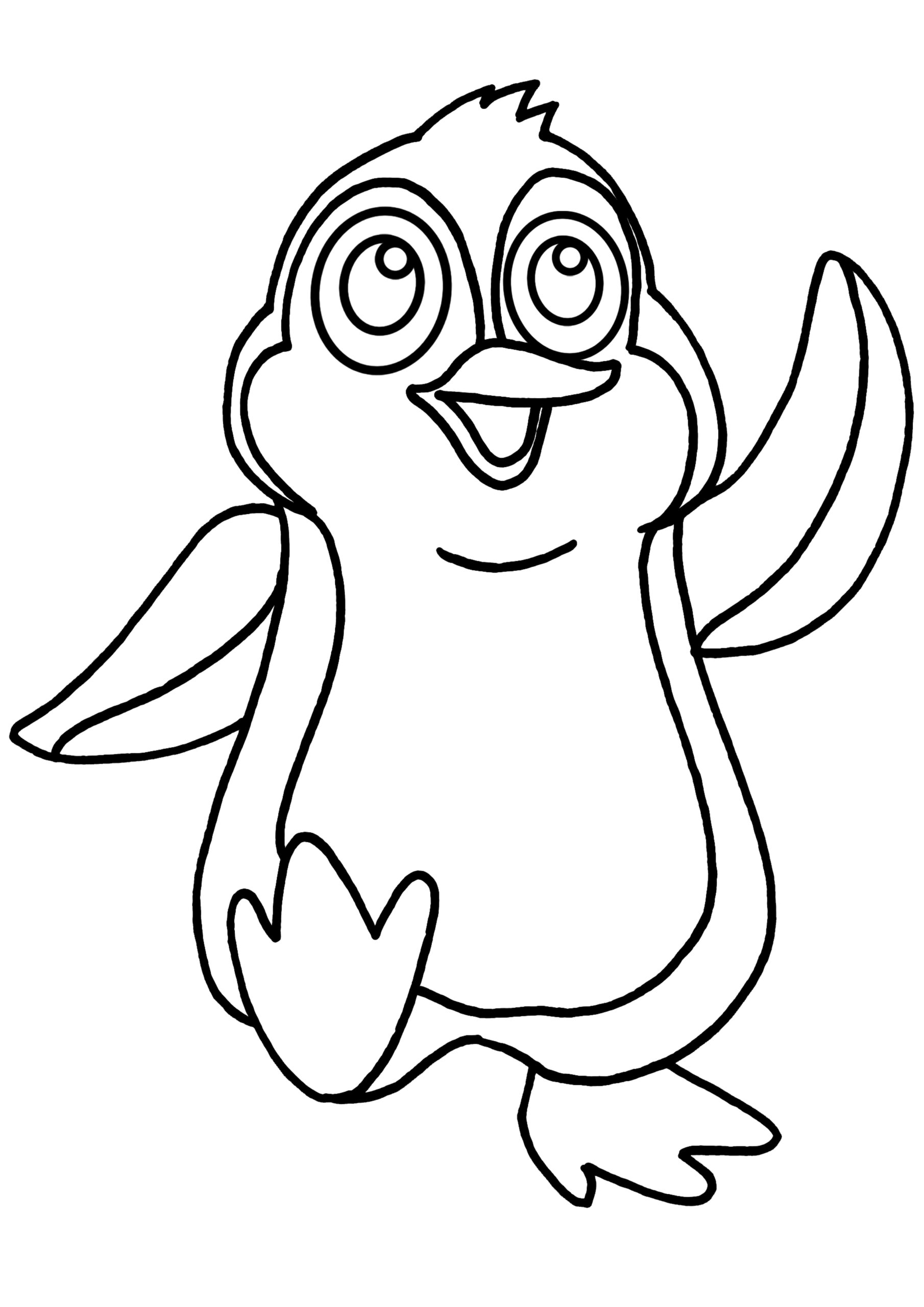 Penguin Coloring Sheet Printable Printable Templates