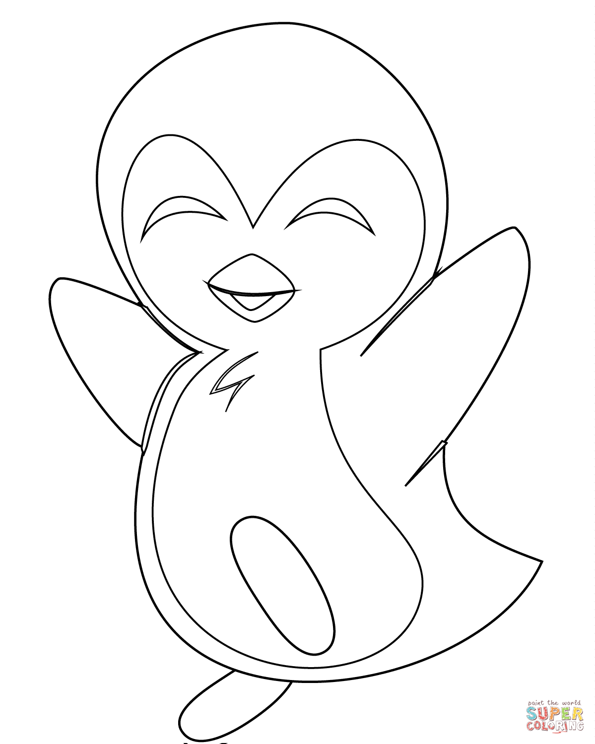 Penguin Coloring Sheet Printable