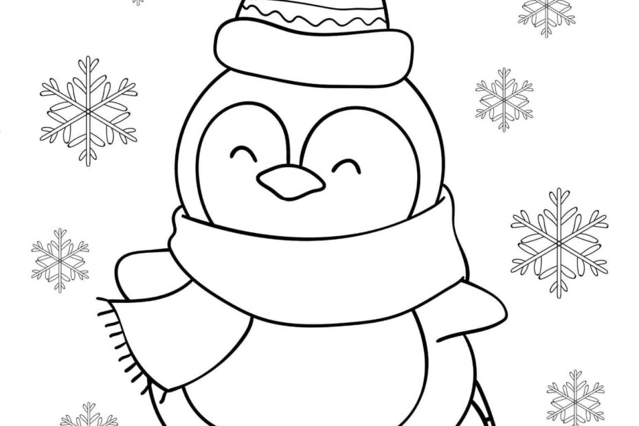 Penguin Coloring Sheets Printable Coloring Pages