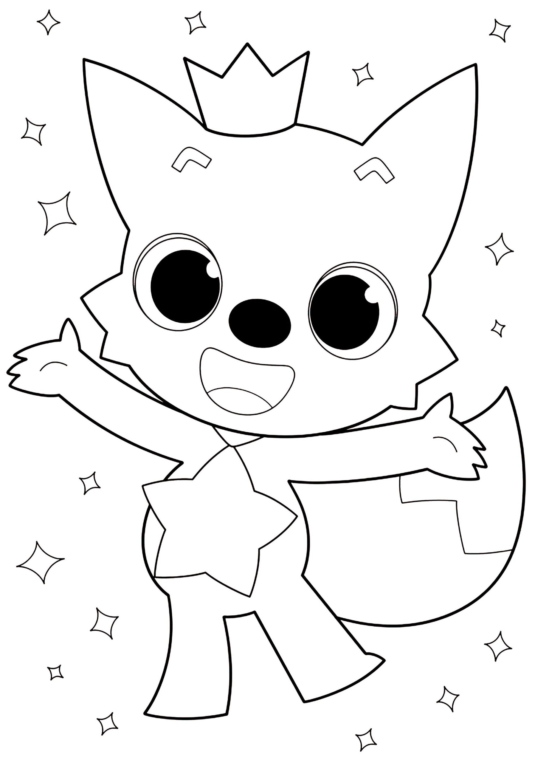 Pinkfong Baby Shark 39 s Fox Friend Baby Shark Coloring Pages Pinkfong Baby Shark 39 s Fox Friend Baby Shark Coloring Pages