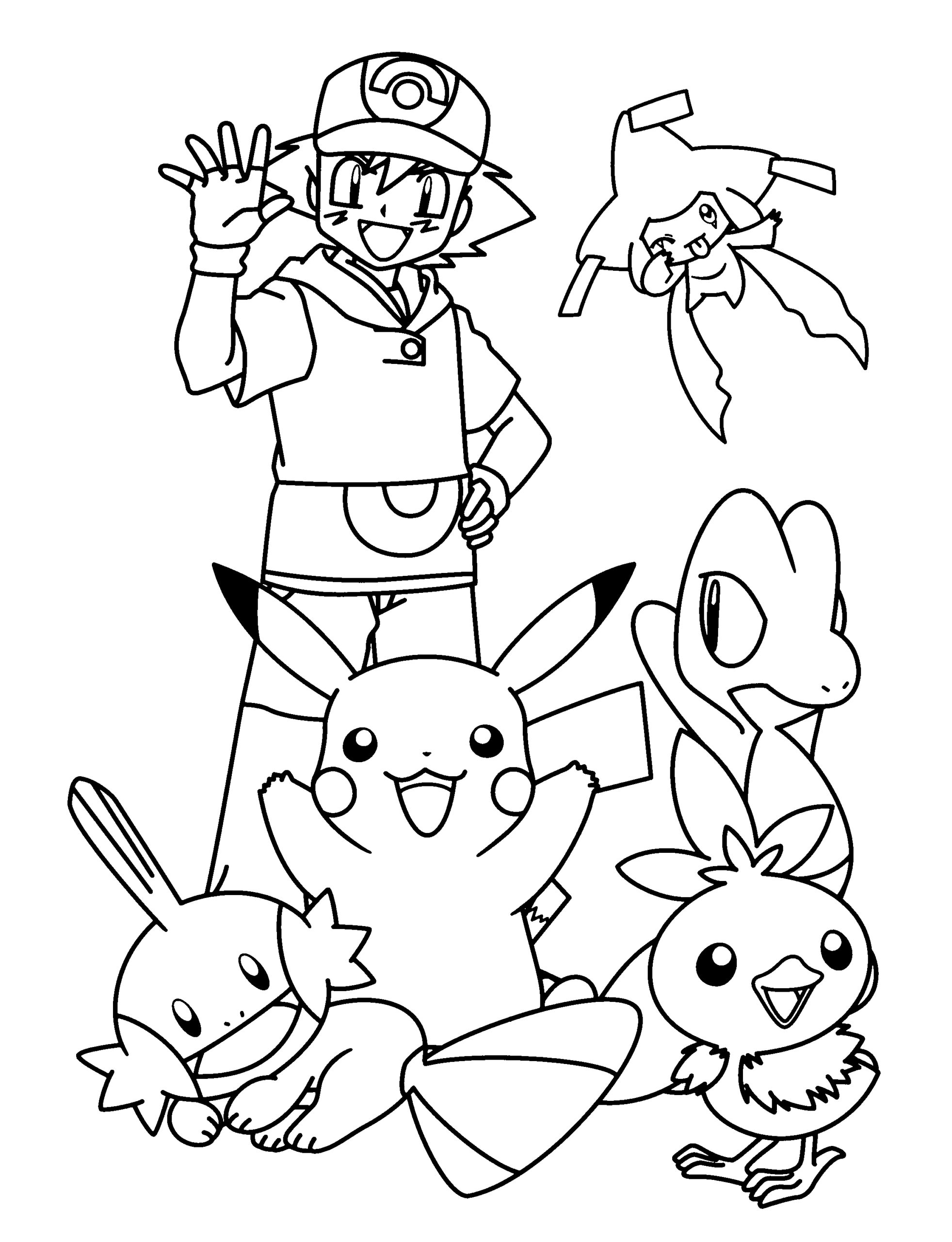 Pokemon Free Printable Coloring Pages