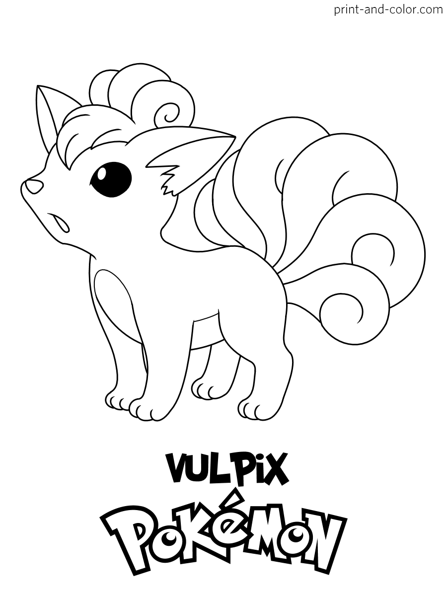Pokemon Printable Coloring Sheets