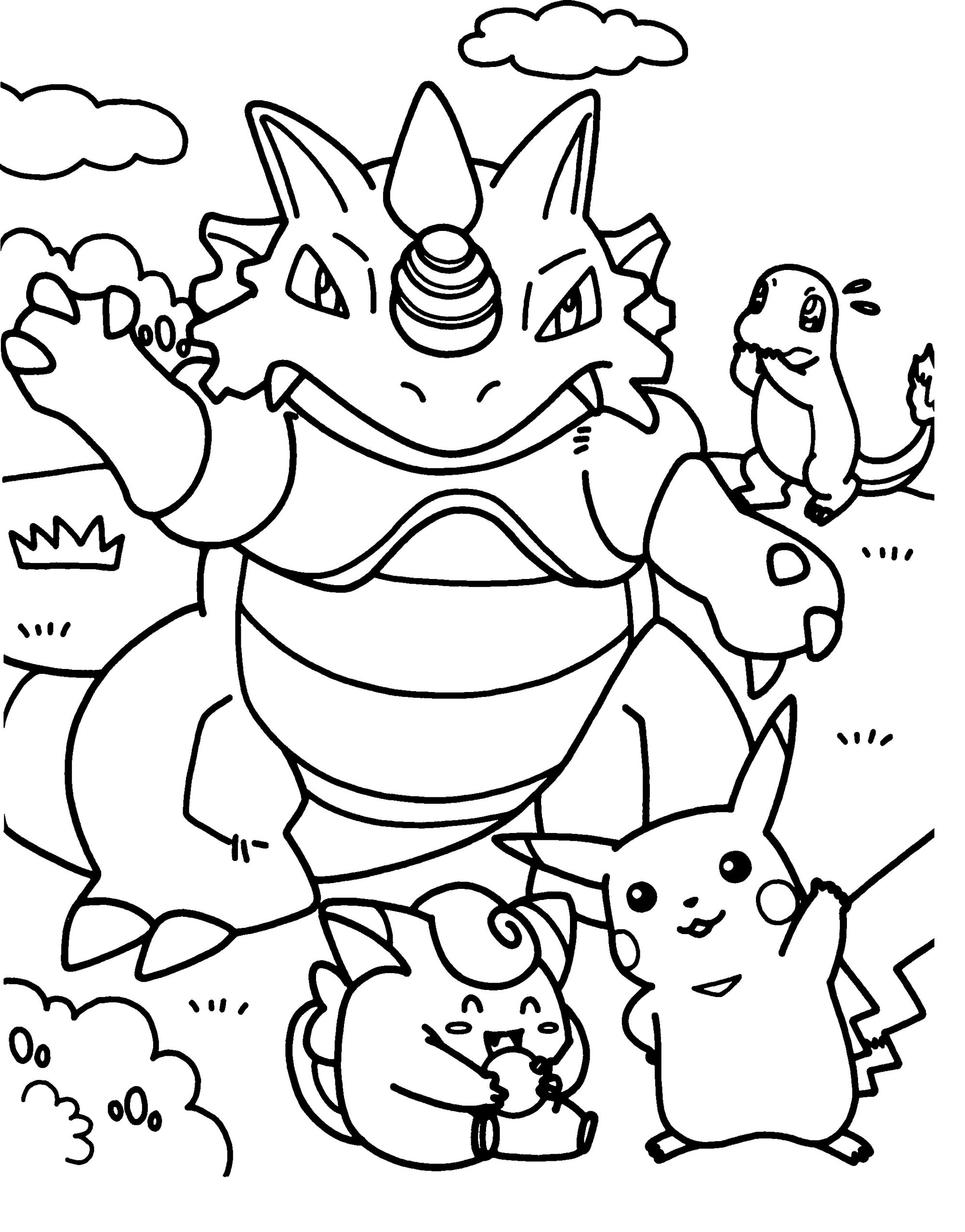Pokemon Printable Coloring Sheets