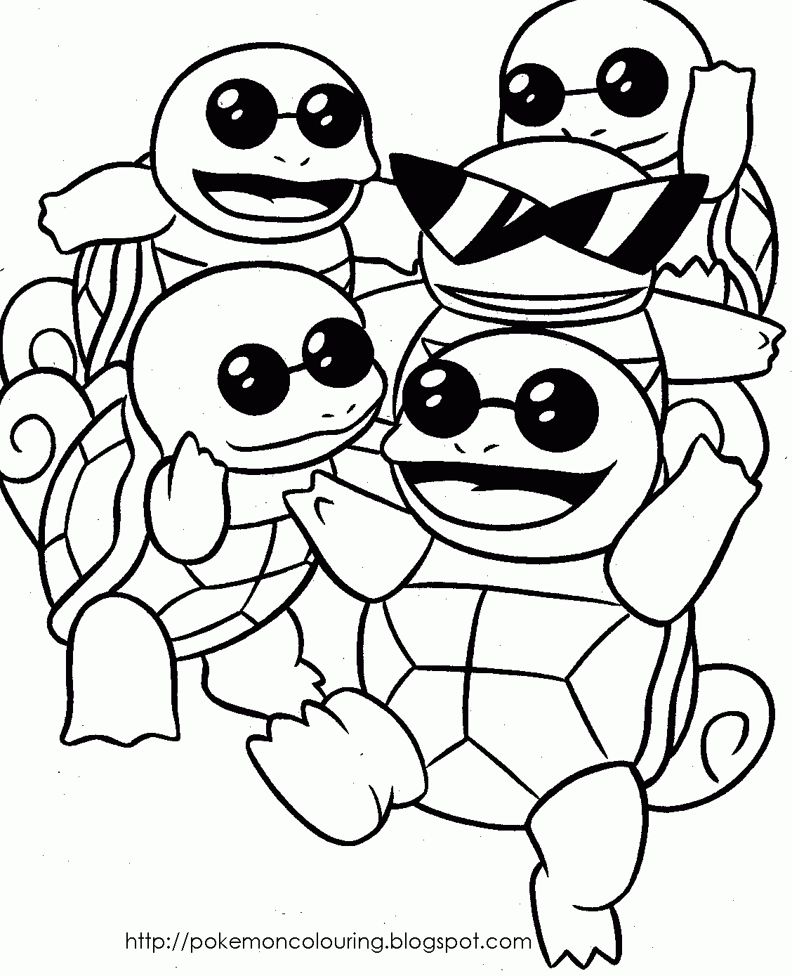 Pokemon Printable Coloring Sheets