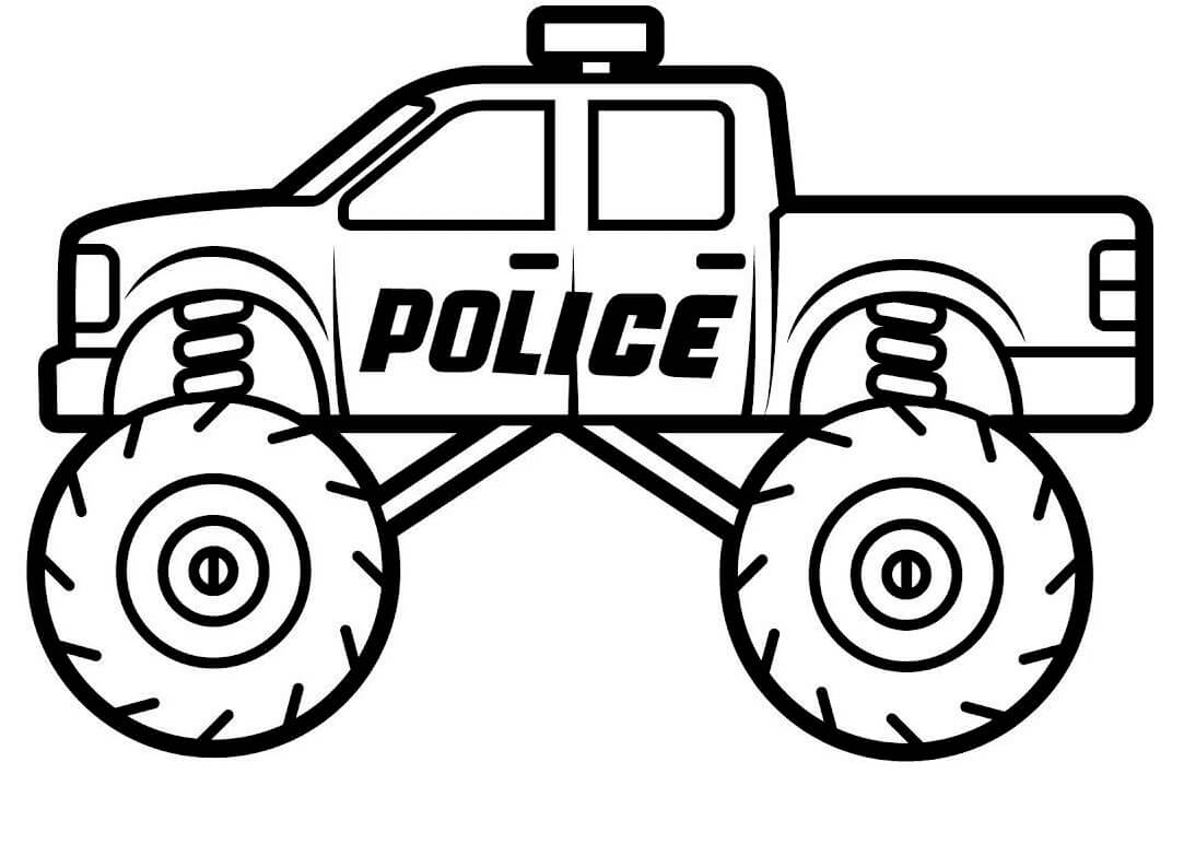 Police Monster Truck Coloring Page Download Print Or Color Online 