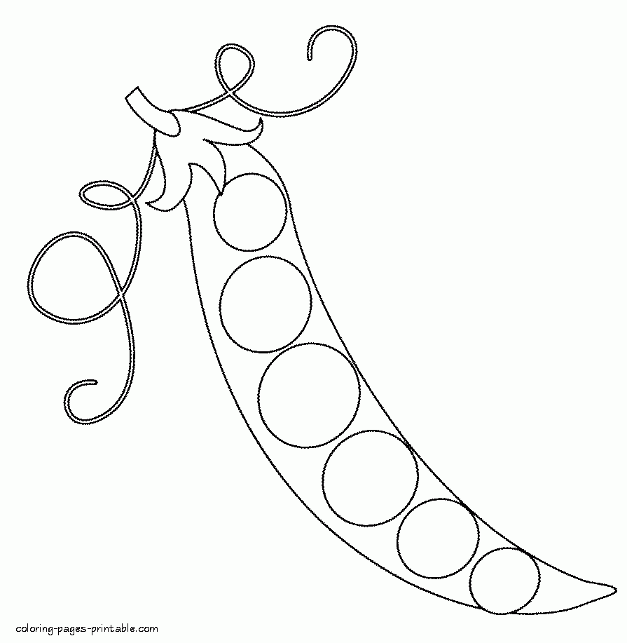 Preschool Coloring Sheets Printable Peas COLORING PAGES PRINTABLE COM