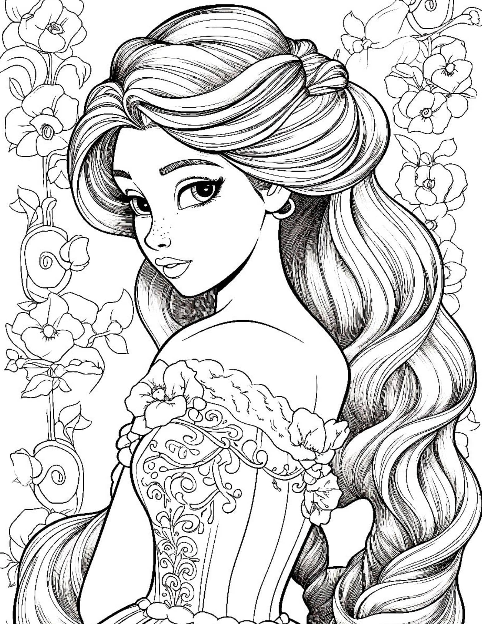 Princess Coloring Page Ariel Coloring Pages Princess Coloring Pages 