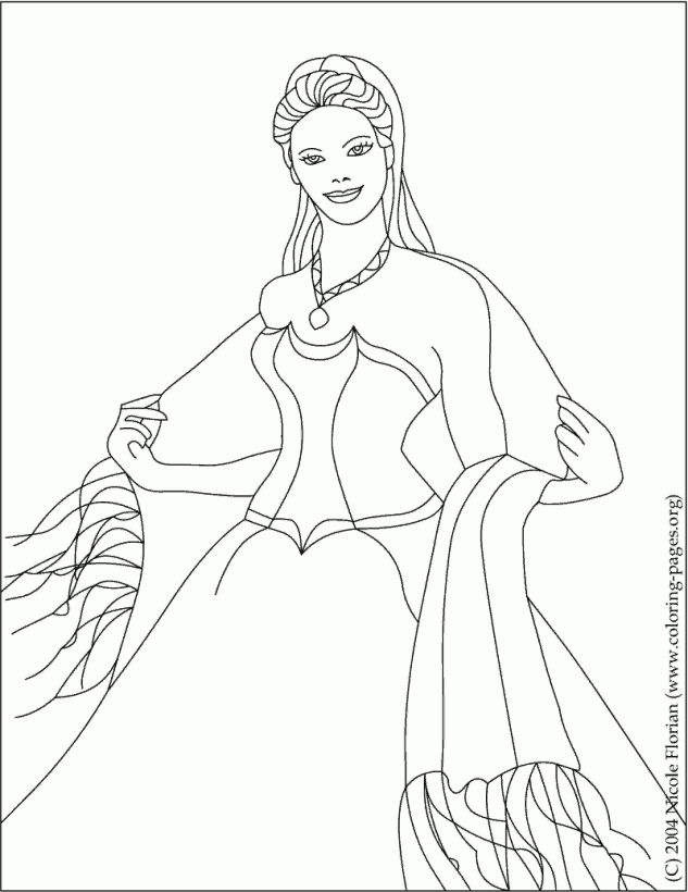 Princess Coloring Pages 02