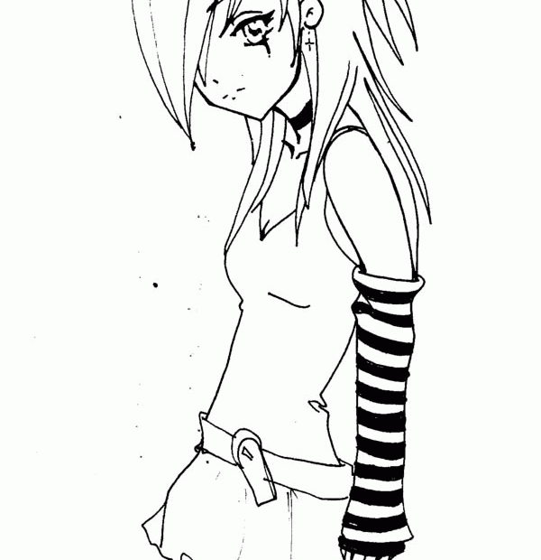 Print Anime Coloring Pages Coloring Home