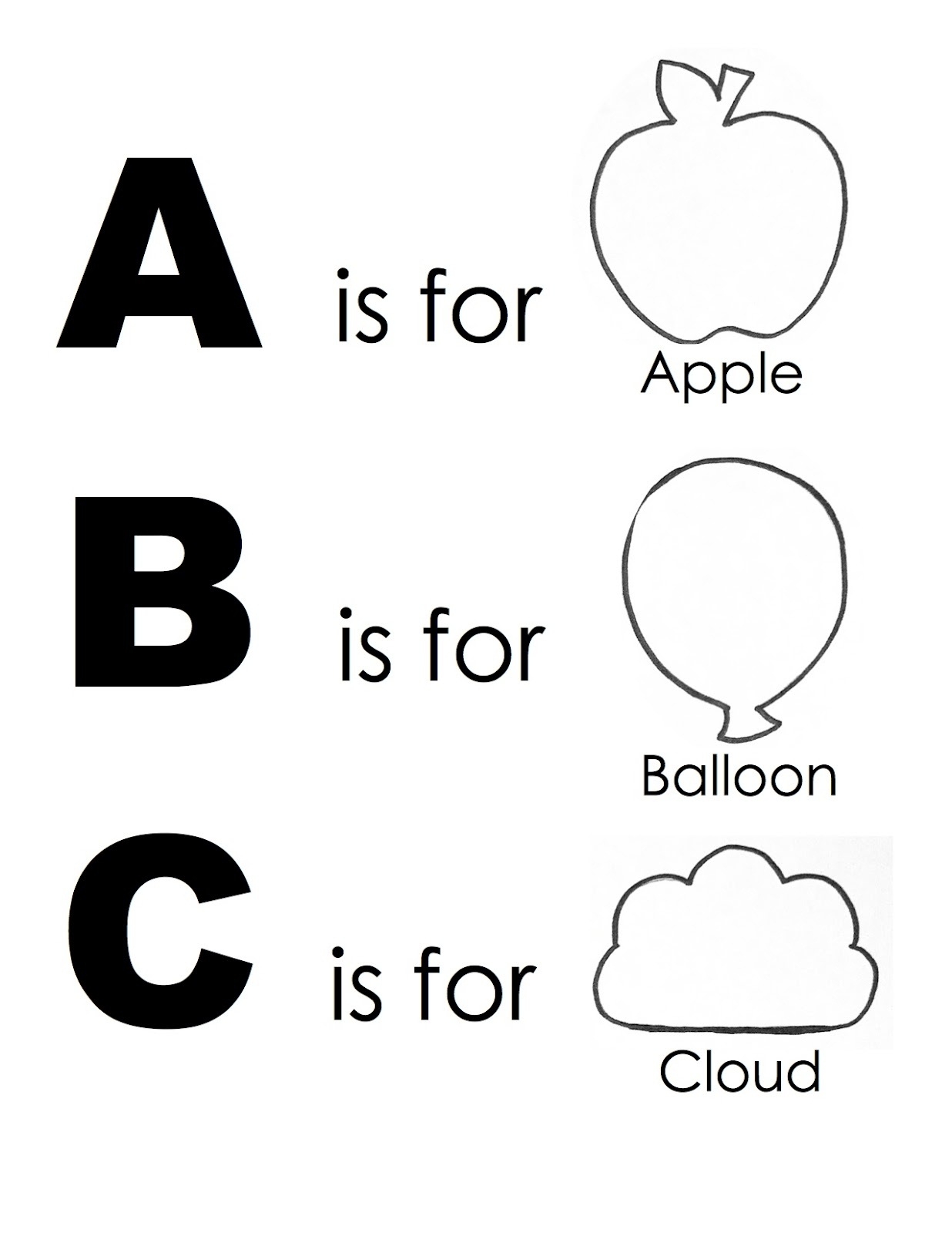 Printable Abc Sheets
