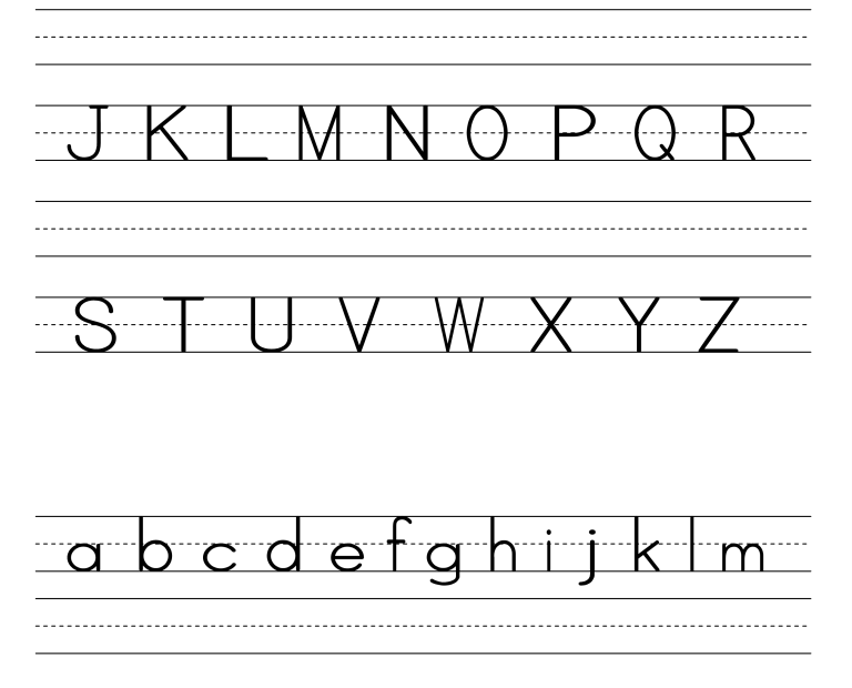 Printable Abc Sheets